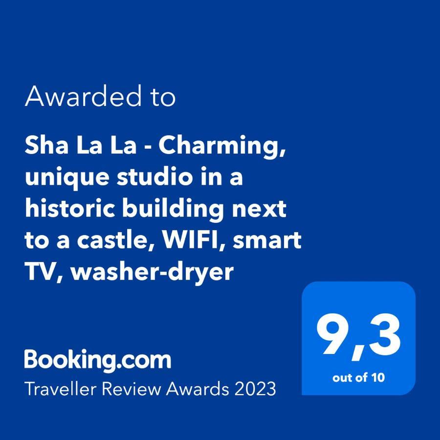 Sha La La - Charming, Unique Studio In A Historic Building Next To A Castle, Wifi, Smart Tv, Washer-Dryer Bakar Exteriör bild